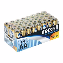 Maxell LR6 / AA Alkaline batterier (32 stk)
